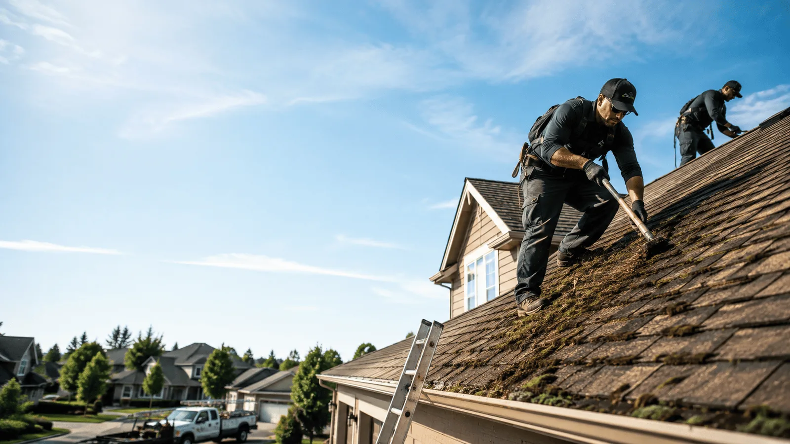 Roof Moss Removal in Rochester, PA near me